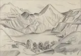 Adrian Allinson, Untitled, c.1950 pencil 38 x 52cm .