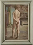 John Frye-Bourne, Untitled, oil on canvas 46 x 31cm .