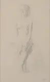 Geoffrey Spencer Wylde, Untitled, pencil 28 x 17.5cm