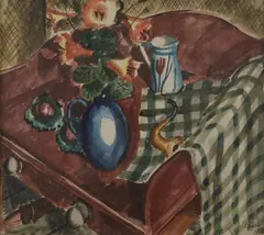Rowland Suddaby, Untitled, gouache 44.5 x 50cm .