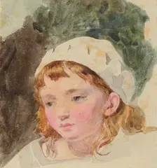 John Absolom, Untitled, c.1880 watercolour 16.5 x 15.5cm