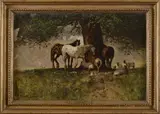 Richard Whateley West, Untitled, oil on canvas 20.3 x 30.5cm
