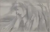 Simeon Solomon, Untitled, pencil 23 x 36cm