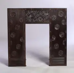 Thomas Jekyll, a cast iron fire surround,, a cast iron fire surround,