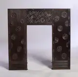 Thomas Jekyll, a cast iron fire surround,, a cast iron fire surround,