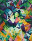 Otto Möller, Wasserfall, 1921, Öl auf Leinwand