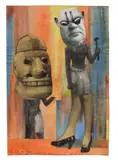Hannah Höch, Aus der Sammlung: Aus einem Ethnographischen Museum Nr. IX