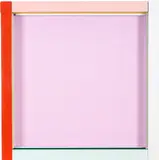 Imi Knoebel, Permanentmagenta, 1993, Acryl auf Aluminium und Holz