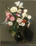 Fleurs by Henri Fantin-Latour, 1861, Öl auf Leinwand, sold Nov 2025