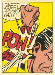 Roy Lichtenstein, Sweet Dreams Baby!“, aus dem Portfolio „11 Pop Artists“, Volume III, 1965, Farbserigrafie auf festem Papier