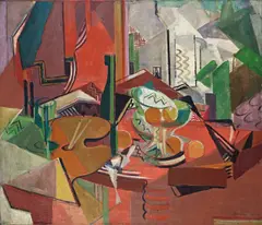 Oskar Moll, Stilleben mit Orangen, 1931, Öl auf Leinwand