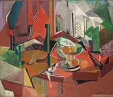 Oskar Moll, Stilleben mit Orangen, 1931, Öl auf Leinwand