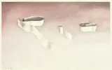 Ed Ruscha, Pig, 1970, Schwarzpulver, Pastell und Tuschfeder auf Papier