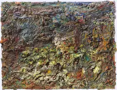 Eugène Leroy, L’été par Temps gris, 1997, Öl auf Leinwand