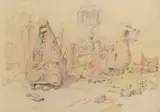 Milan Ressel, Carnival, 1976, coloured pencils, paper