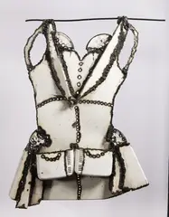 Věra Janoušková, Chemise, Around 1992, enamel, metal sheets
