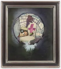 Josef Vyleťal, Doctor Judym, 1976, collage, paper