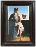 Lutobor Hlavsa, Dog Breeder, 1987, oil on canvas