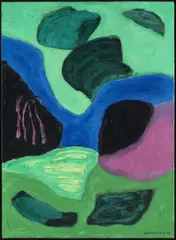 František Hodonský, Landscape Near Bezděkov, 2008, oil on canvas