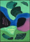 František Hodonský, Landscape Near Bezděkov, 2008, oil on canvas