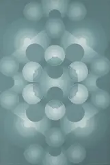 Jan Vyleťal, Regular Star Cluster, 2008, oil on canvas