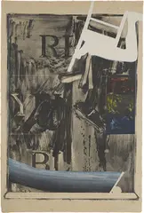 Watchman by Jasper Johns, 1967, 5-color lithograph on Angoumois paper, sold May 2017