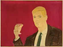 Alex Katz, Here's to You, 1962, Oil on Masonite panel