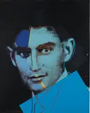 Andy Warhol, Franz Kafka (from Ten Portraits of Jews of the Twentieth Century), 1980, Color screenprint on Lenox Museum Board
