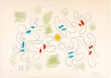 Football by Pablo Picasso, 1961, 3-color lithograph on Arches paper, sold May 2017