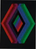 Victor Vasarely, Untitled, Paper collage on panel