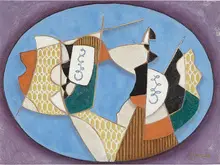 George Morris, Bagotelle No. I, Oil on canvas