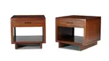 Frank Lloyd Wright, Side tables (2), c. 1955, Heritage Henredon