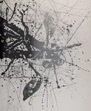 Living in Our Own Light by Sam Francis, 1977, 6-panel lithograph, each panel printed with a 3-color rainbow roll on Arches 88 paper, sold May 2017