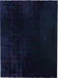 Sara Sosnowy, Blue #13, 1995, Oil stick, powdered pigment, and string on gessoed paper