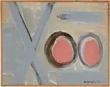 The Meeting by Emerson Woelffer, 1953, Oil on canvas, sold May 2017