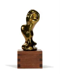 Jean Arp, Shadow Figure, 1960, Patinated bronze