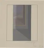 Helen Lundeberg, Study for Grey Interior II