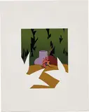 Ken Price, Hermit Crab Cup, 1972, 14-color screenprint on J. Green mould-made paper