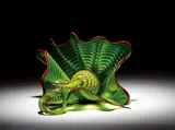 Parrot Green Persian Set by Dale Chihuly, Blown glass in two parts, sold May 2017