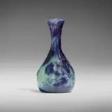 Émile Gallé, Volubilis vase, c. 1898, acid-etched, wheel-carved and fire-polished cameo glass