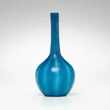 Vase by Tiffany Studios, c. 1918, hand-blown Favrile glass, sold Oct 2023
