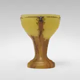 Vase with stag beetle by Henri Bergé for Amalric Walter, c. 1920, pâte de verre, sold Oct 2023