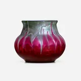 Loetz, Flamarion vase, c. 1907, hand-blown glass