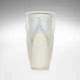 Ceylan vase by René Lalique, c. 1924, opalescent glass, sold Oct 2023