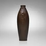 Hugo Elmqvist, Art Nouveau vase, c. 1908, cast and patinated bronze