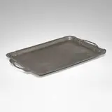 Hugo Leven for Kayserzinn, Art Nouveau tray with fuchsias, c. 1900, pewter