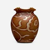 Loetz, Octopus (Federzeichnung) vase, c. 1887-88, hand-blown glass