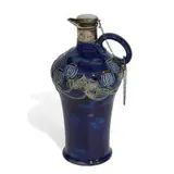 Minnie Webb for Royal Doulton, Lambeth whiskey jug with embossed poppy decoration, shape number 1425