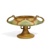 Amphora, two-handled footed compote decorated with lotus leaves, shape number 395A /58