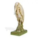 Eduard Stellmacher for Turn-Teplitz Amphora, stork figure, shape number 545 /24, Czech Republic